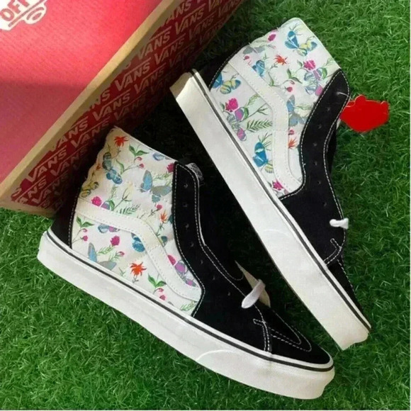Vans Sk8 Hi Butterfly Floral - Picture 2 of 5